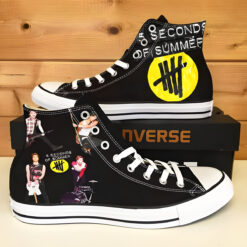 5 Seconds Of Summer High Top Shoes
