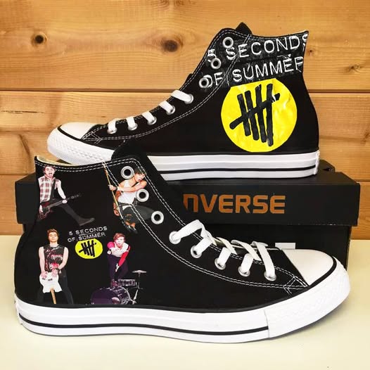 5 Seconds Of Summer High Top Shoes 1 5 Seconds Of Summer High Top Shoes