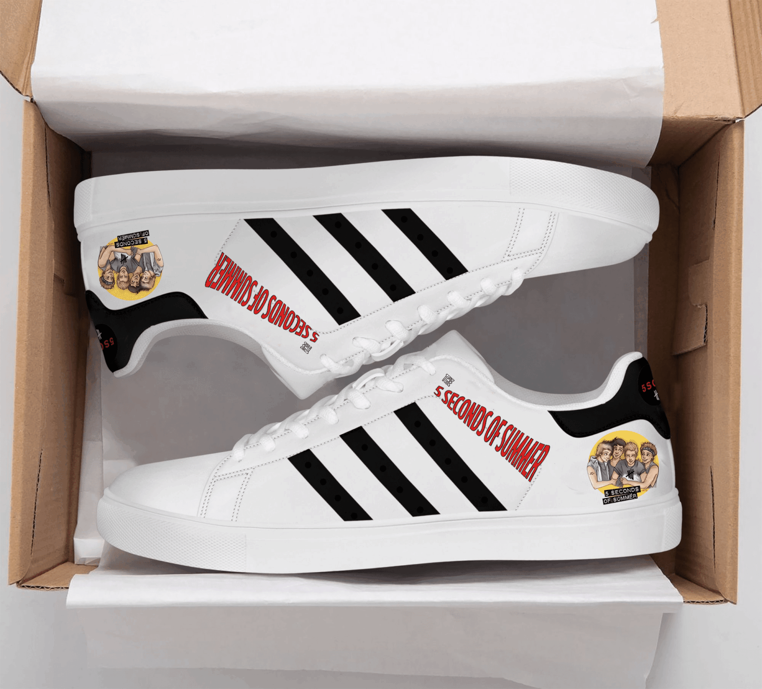 5 Seconds Of Summer Stan Smith Shoes 1 5 Seconds Of Summer Stan Smith Shoes