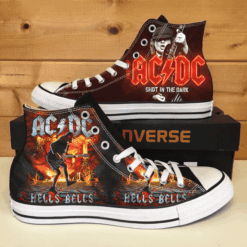 ACDC Band High Top Shoes