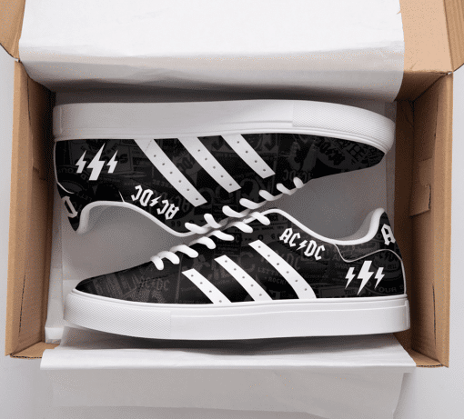 ACDC Black Stan Smith Shoes 1 ACDC Black Stan Smith Shoes