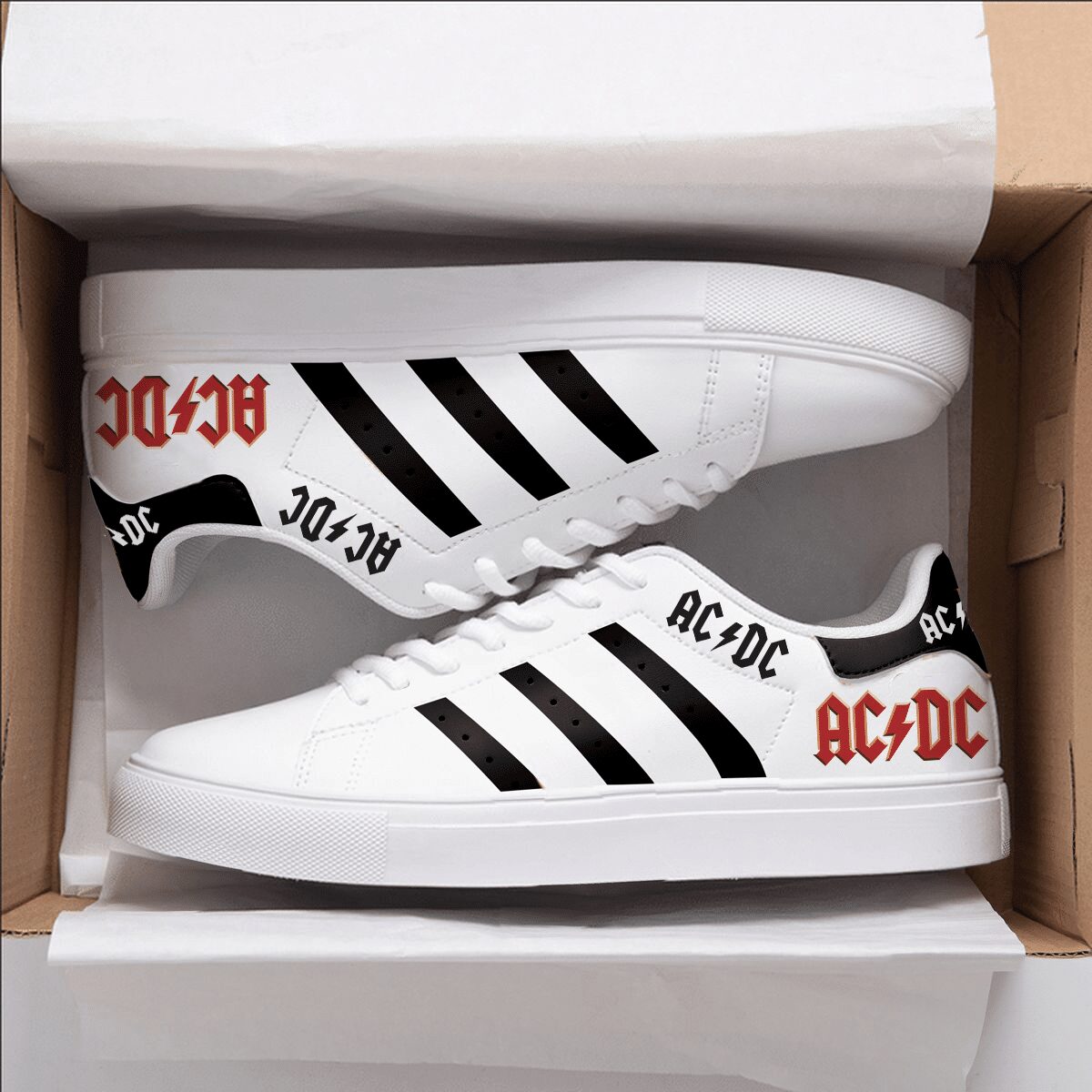 ACDC Stan Smith Shoes 1 ACDC Stan Smith Shoes