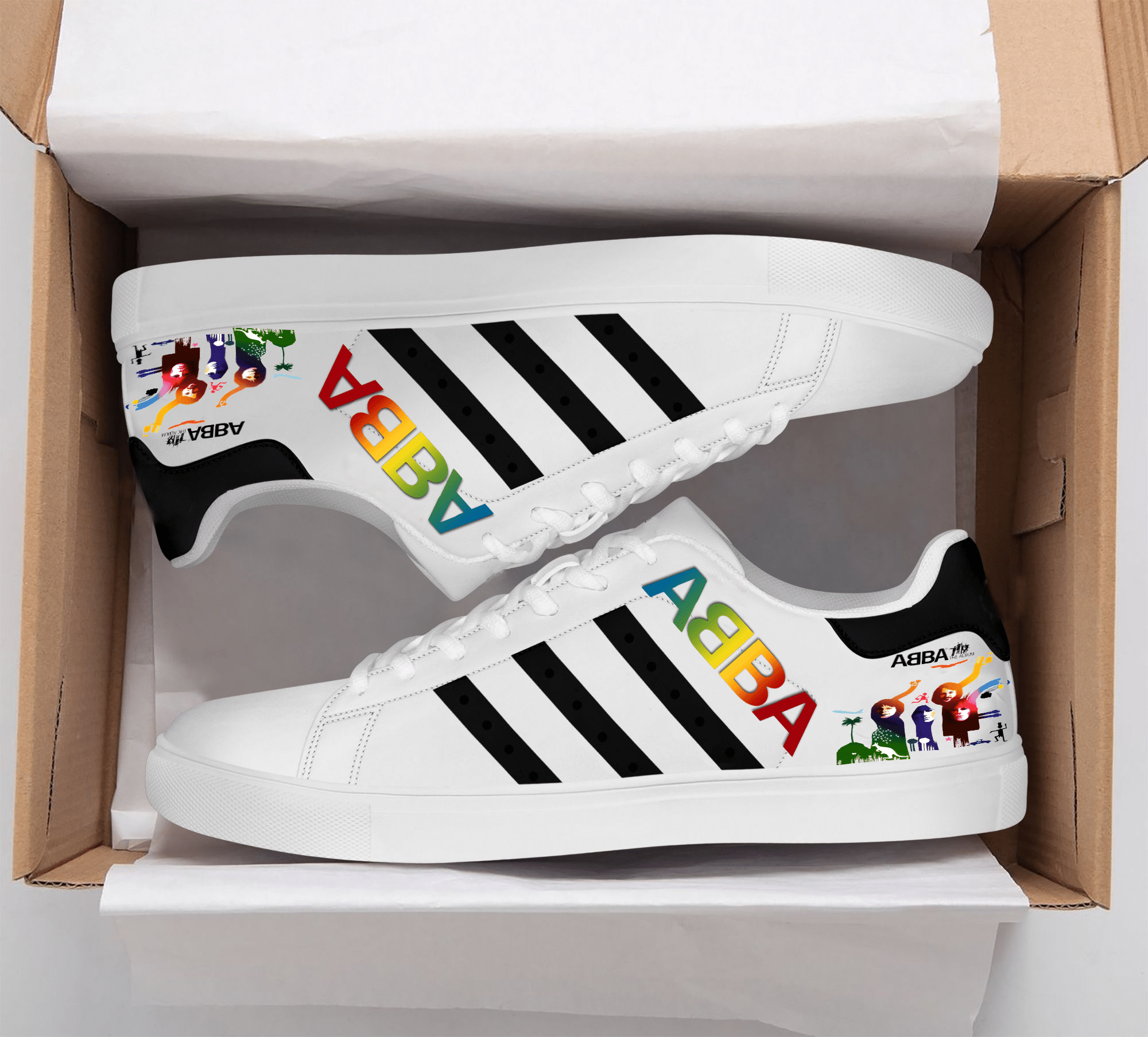 Abba Band Stan Smith Shoes 1 Abba Band Stan Smith Shoes