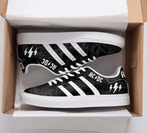 Ac DC Band Love Stan Smith Shoes 1 Ac DC Band Love Stan Smith Shoes