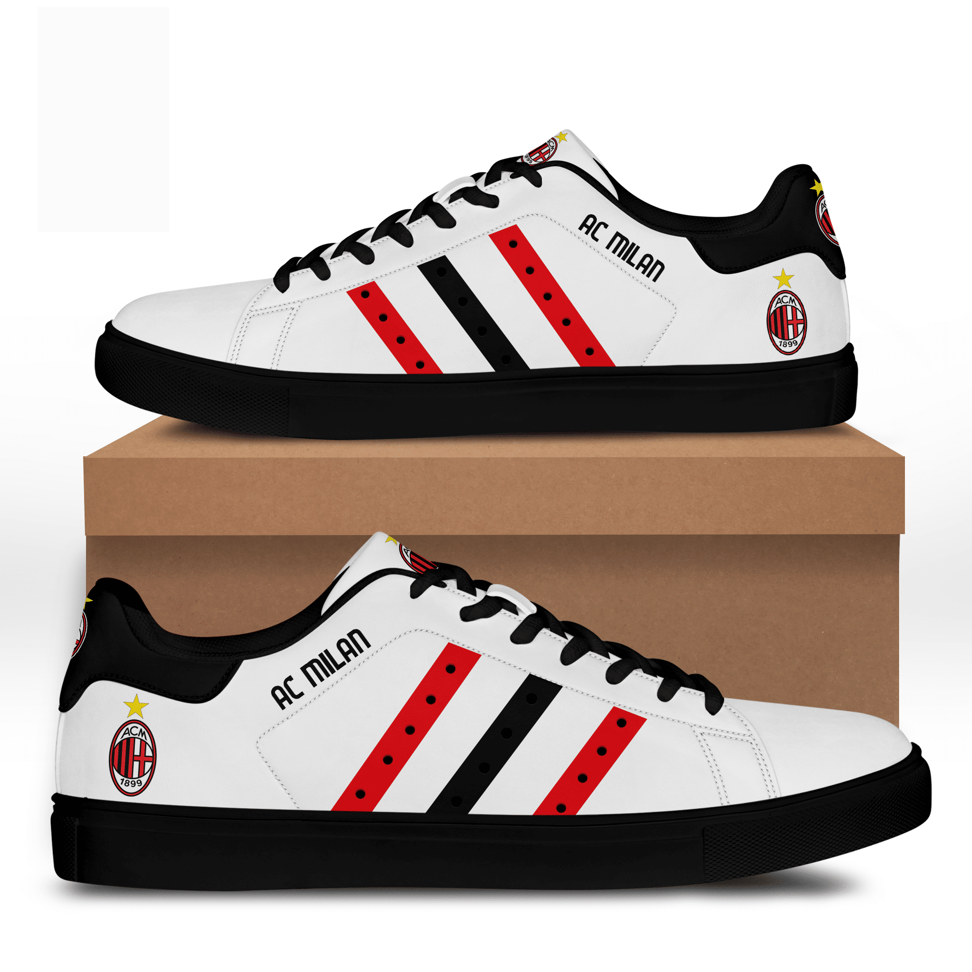 Ac Milan 001 Stan Smith Shoes 1 Ac Milan 001 Stan Smith Shoes