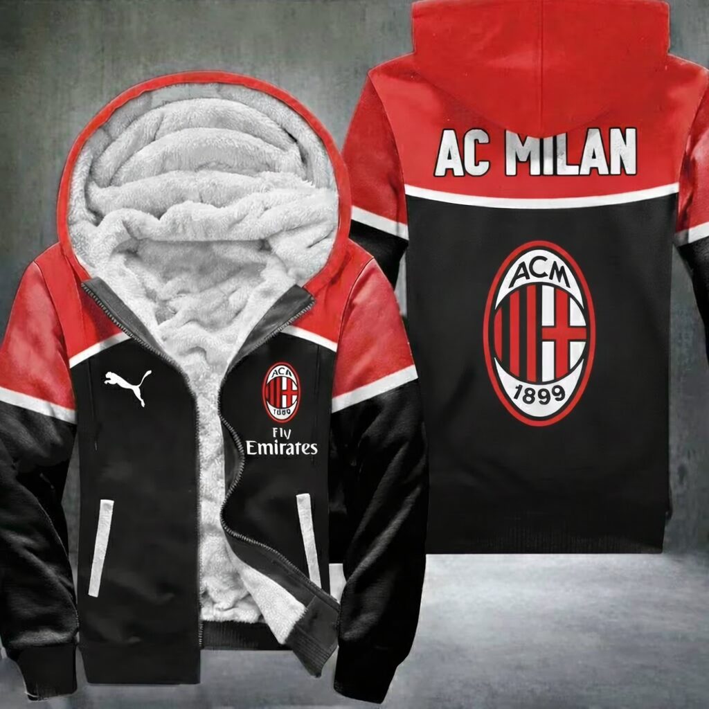 Ac Milan A1 Fleece Jacket 1 Ac Milan A1 Fleece Jacket
