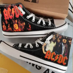Ac/dc High Top Shoes