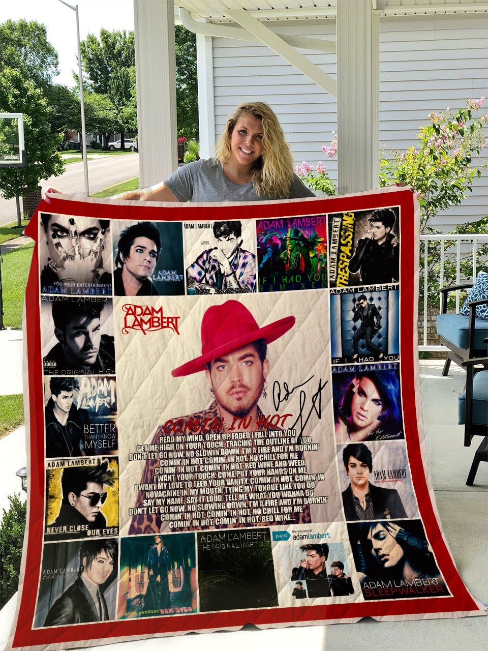 Adam Lambert Lover Blanket 1 Adam Lambert Lover Blanket