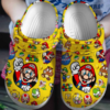 Adorable Super Mario Game Yellow Clogs