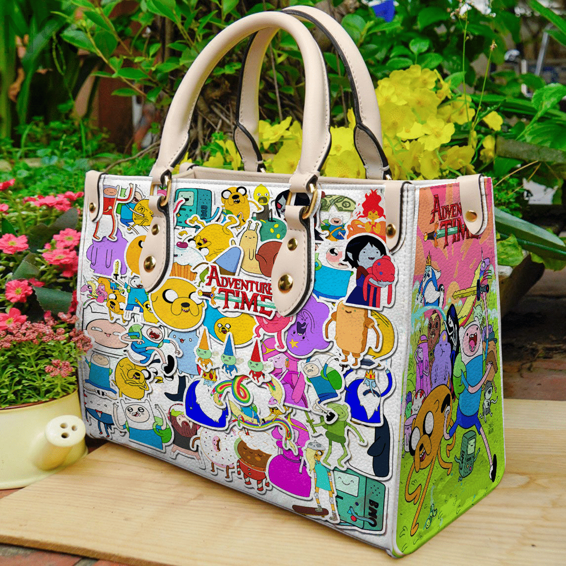 Adventure Time Leather Handbag 1 Adventure Time Leather Handbag