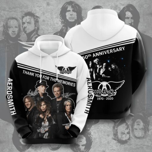 Aerosmith Hoodie Zip Hoodie 3D 1 Aerosmith Hoodie Zip Hoodie 3D