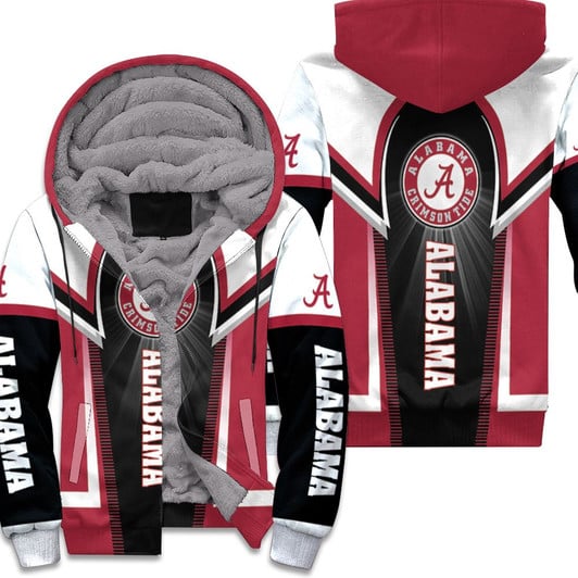 Alabama Crimson Tide 1A Fleece Jacket 1 Alabama Crimson Tide 1A Fleece Jacket