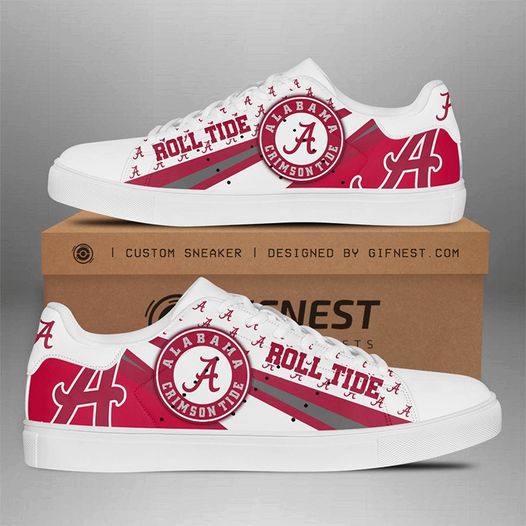 Alabama Crimson Tide A0 Stan Smith Shoes 1 Alabama Crimson Tide A0 Stan Smith Shoes