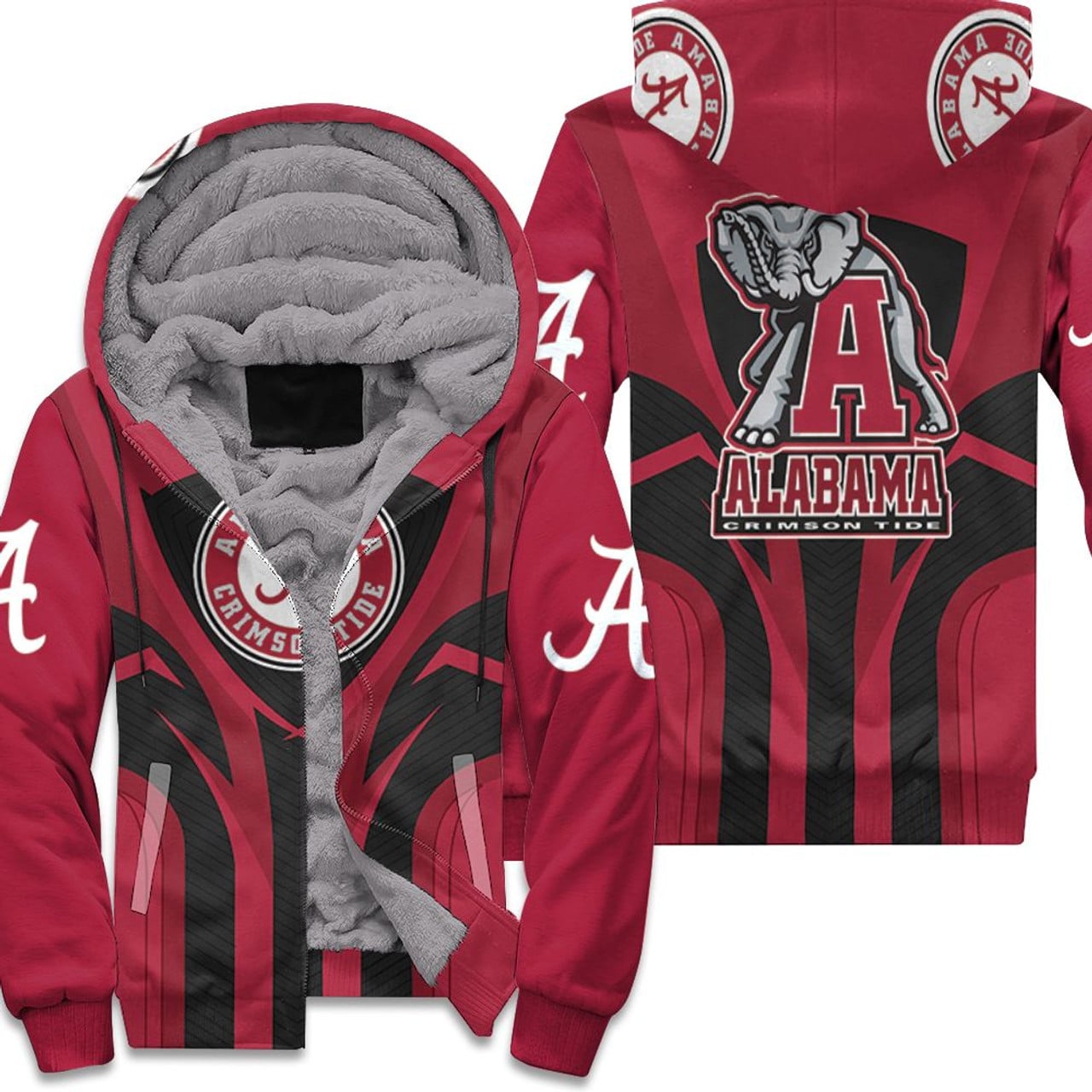 Alabama Crimson Tide Fleece Jacket 1 Alabama Crimson Tide Fleece Jacket