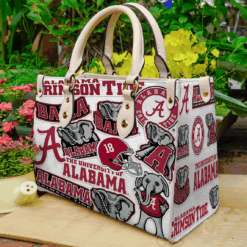 Alabama Crimson Tide G0 Leather Handbag