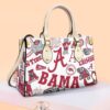 Alabama Crimson Tide G01 Leather Handbag
