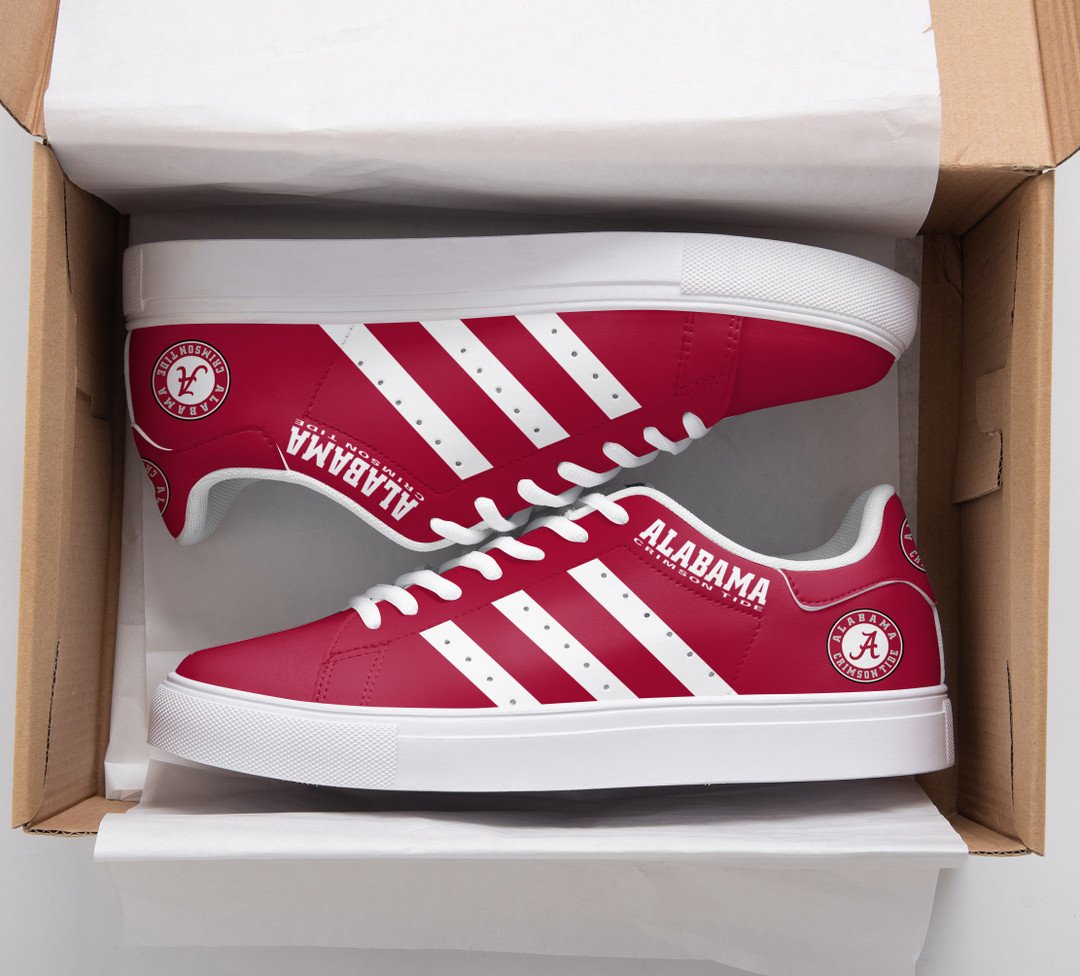 Alabama Crimson Tide I5 Stan Smith Shoes 1 Alabama Crimson Tide I5 Stan Smith Shoes