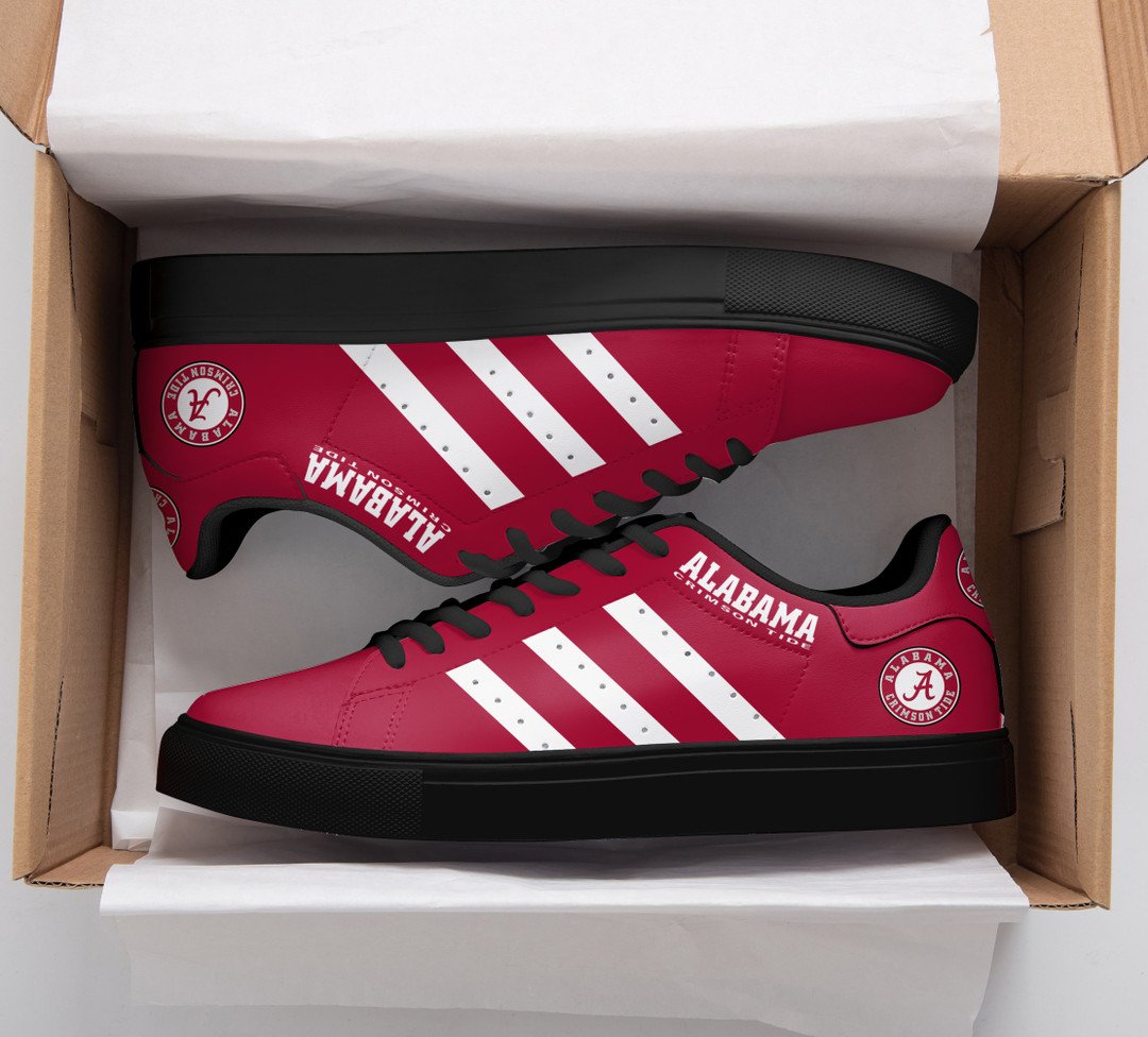 Alabama Crimson Tide I6 Stan Smith Shoes 1 Alabama Crimson Tide I6 Stan Smith Shoes