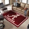 Alabama Crimson Tide Lover Area Rug