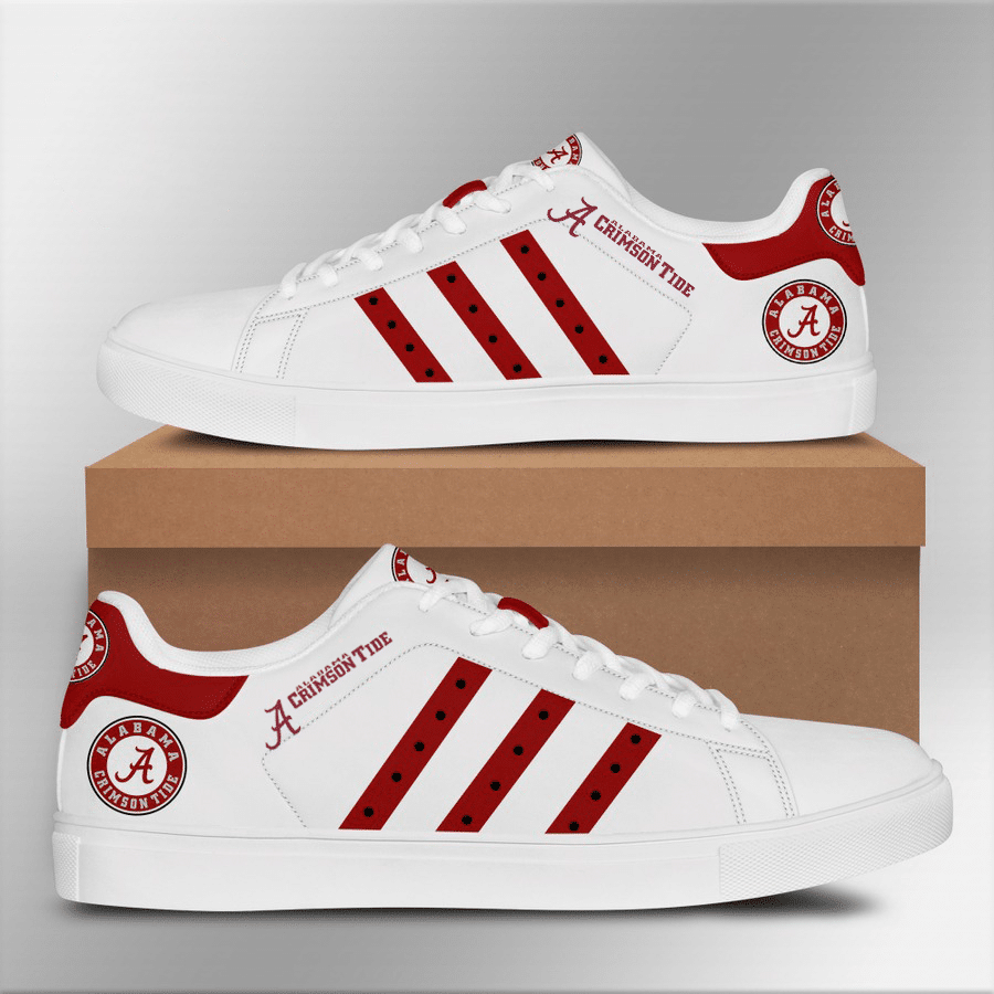 Alabama Crimson Tide Stan Smith Shoes 1 Alabama Crimson Tide Stan Smith Shoes