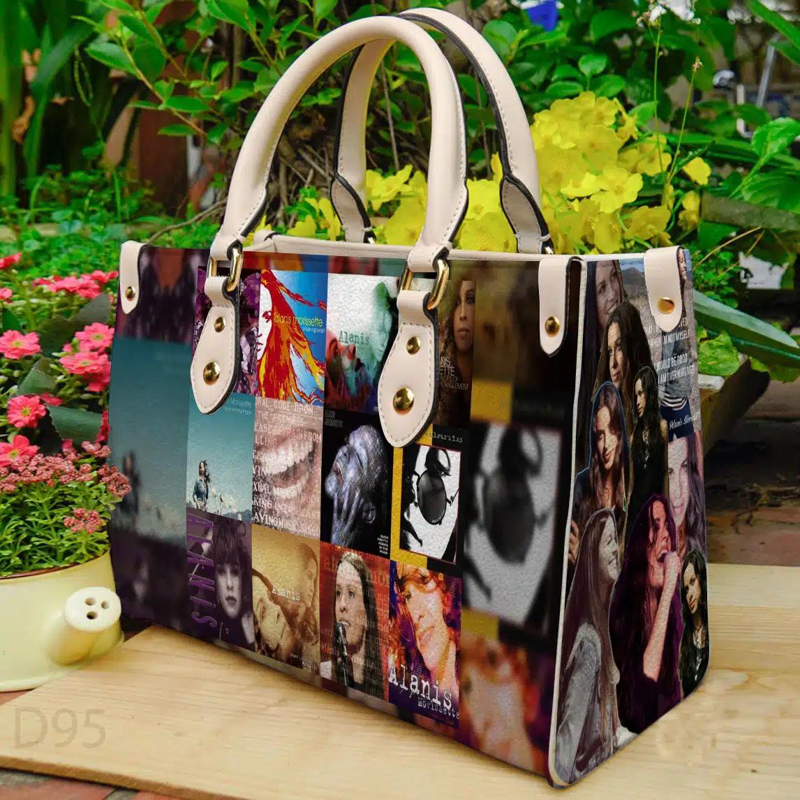 Alanis Morissette Leather Handbag 1 Alanis Morissette Leather Handbag