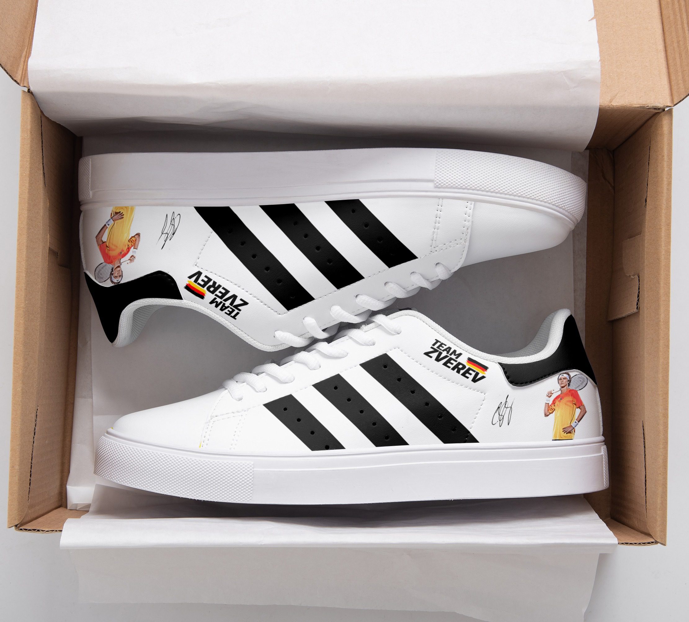 Alexander Zverev Stan Smith Shoes 1 Alexander Zverev Stan Smith Shoes