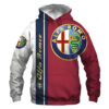 Alfa Romeo A1 Hoodie Zip Hoodie 3D