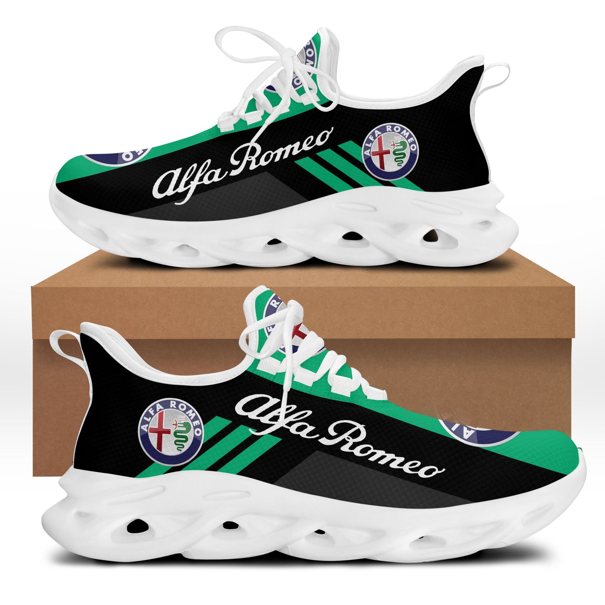 Alfa Romeo White Lover Max Soul Shoes 1 Alfa Romeo White Lover Max Soul Shoes