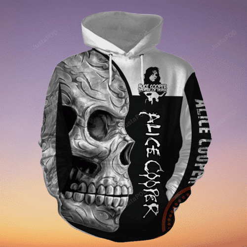 Alice Cooper Hoodie Zip Hoodie 3D 1 Alice Cooper Hoodie Zip Hoodie 3D