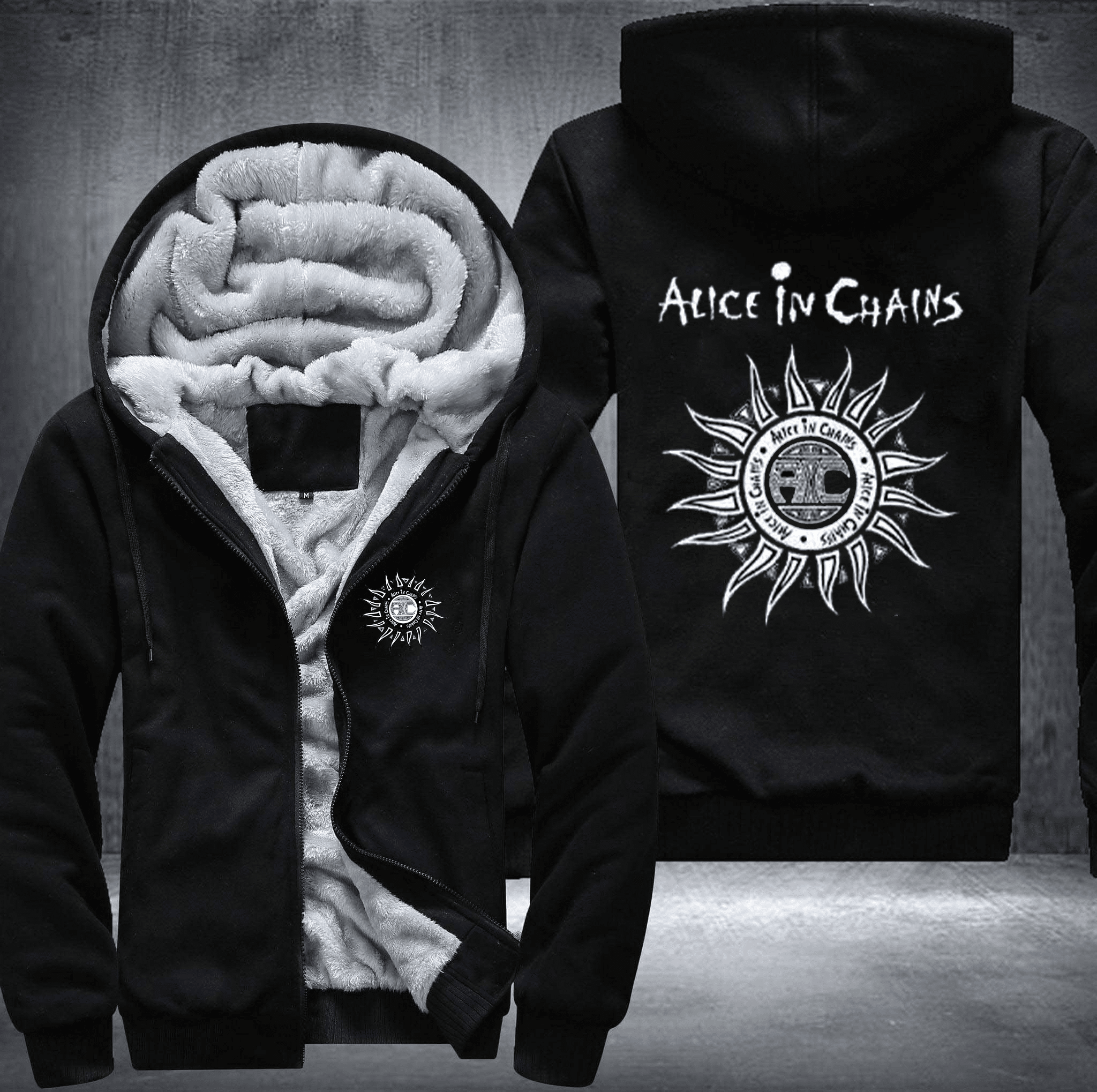 Alice In Chains Fleece Jacket 1 Alice In Chains Fleece Jacket