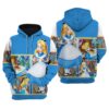 Alice In Wonderland 1 Hoodie Zip Hoodie 3D