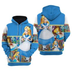 Alice In Wonderland 1 Hoodie Zip Hoodie 3D