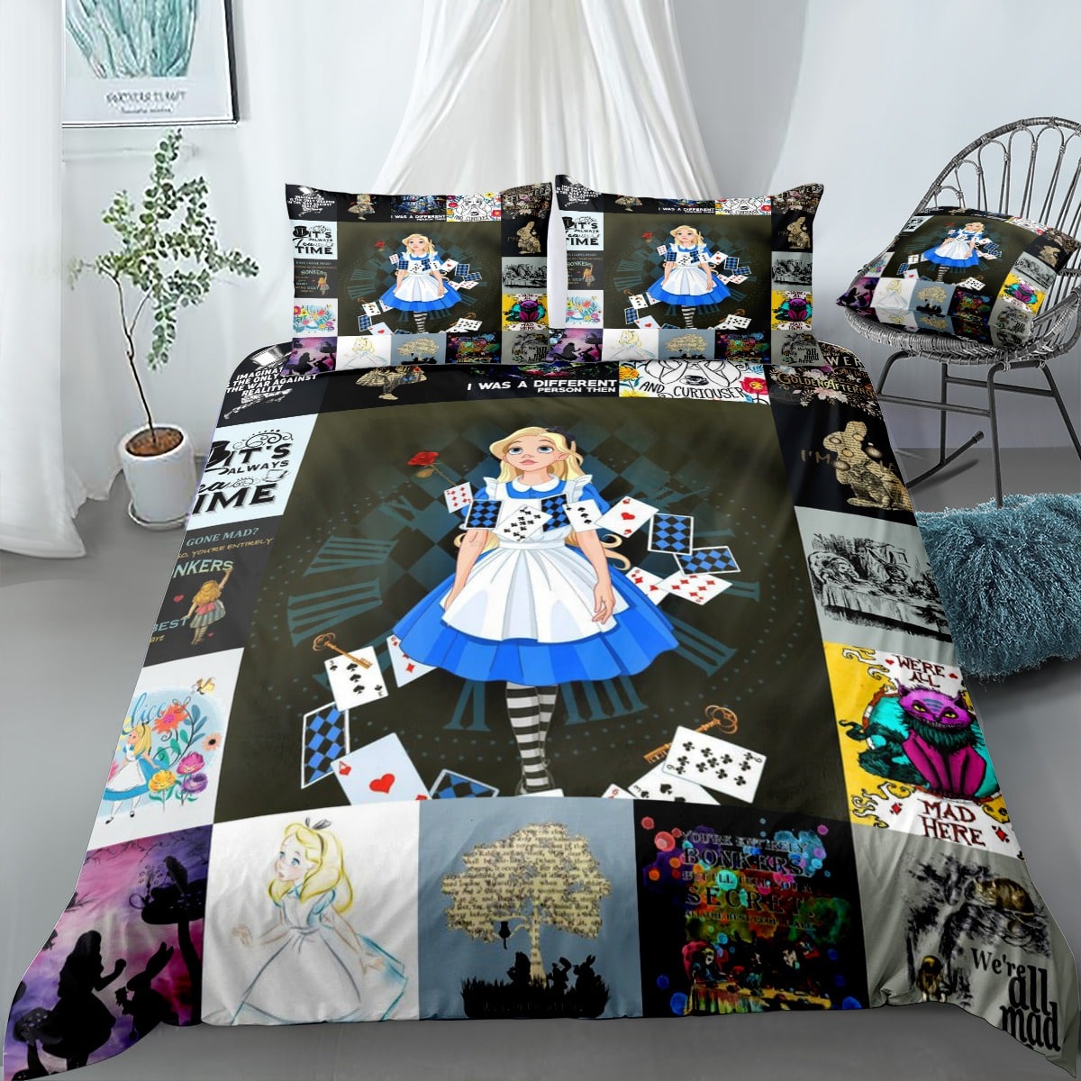 Alice In Wonderland Bedding Set 1 Alice In Wonderland Bedding Set