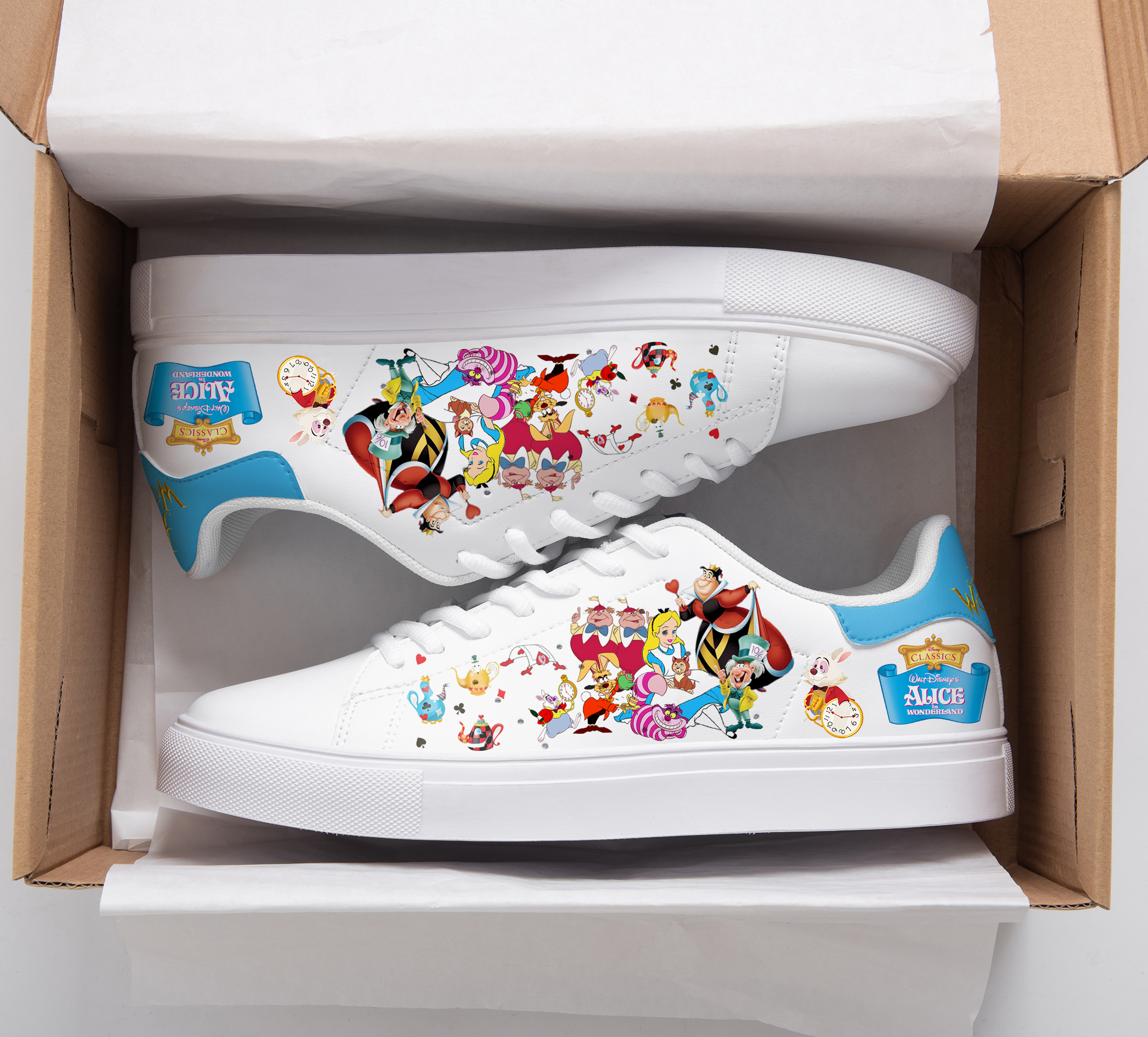 Alice In Wonderland Stan Smith Shoes 1 Alice In Wonderland Stan Smith Shoes