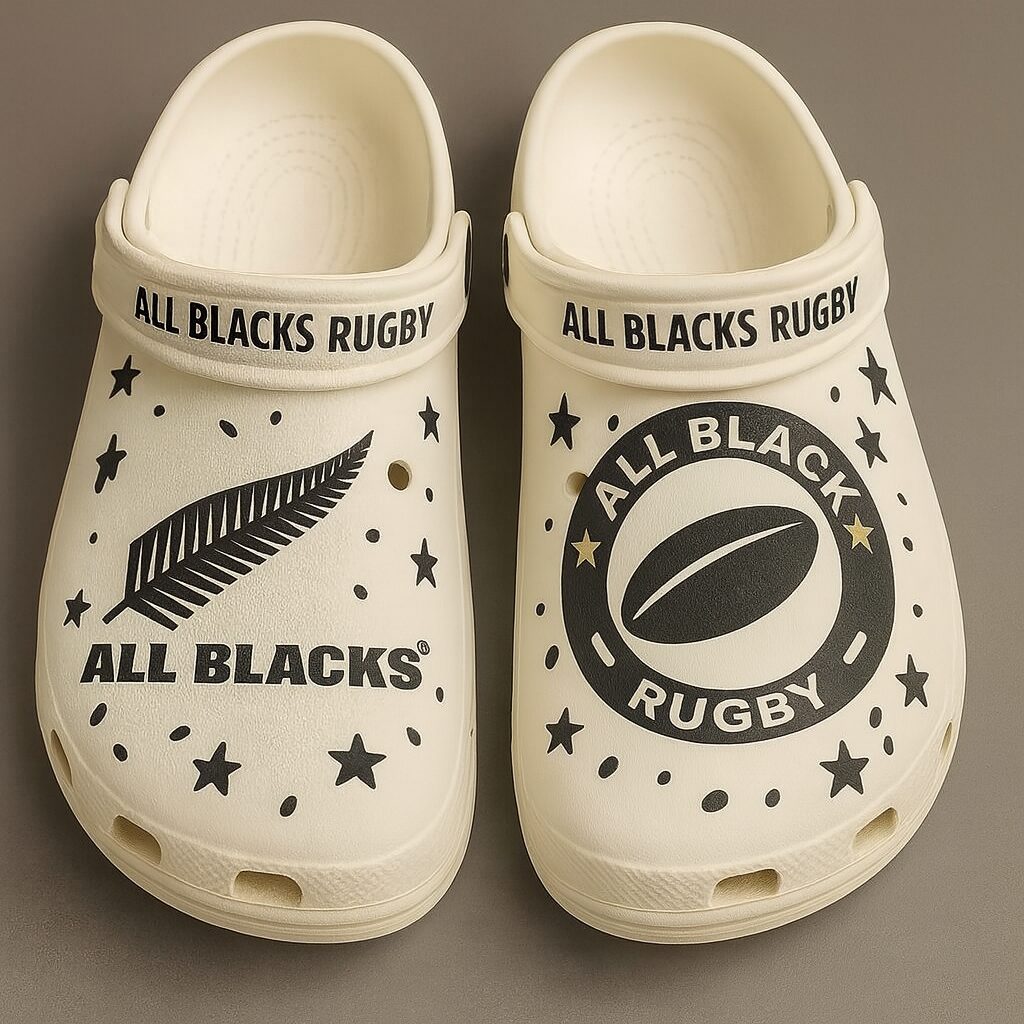 All Blacks Rugby Soft Clogs 1 All Blacks Rugby Soft Clogs