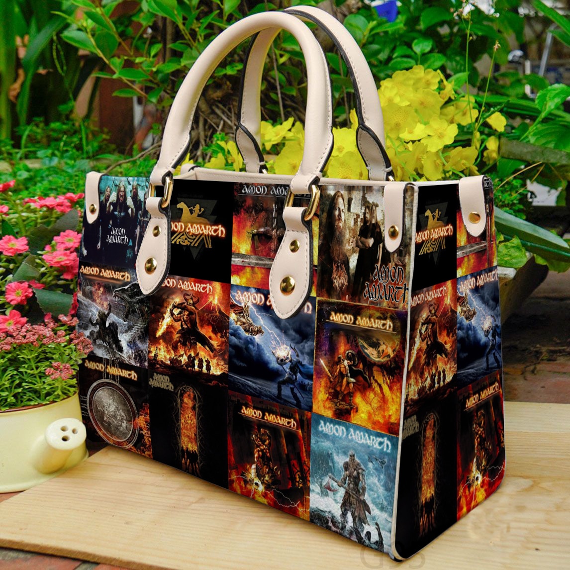 Amon Amarth Leather Handbag 1 Amon Amarth Leather Handbag