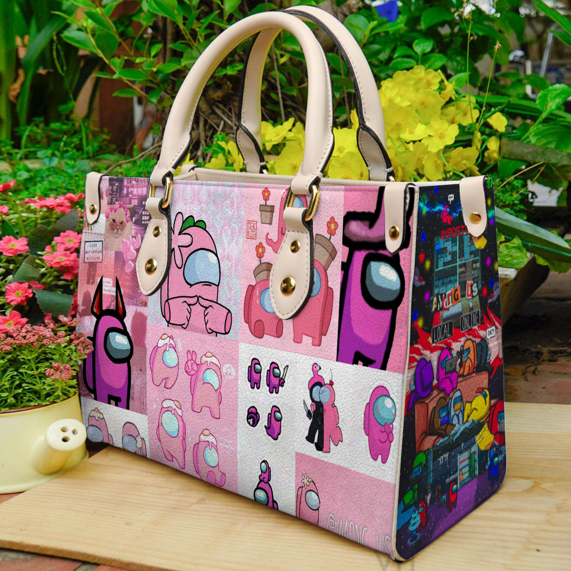 Among US Leather Handbag 1 Among US Leather Handbag