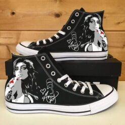 Amy Winehouse High Top Shoes