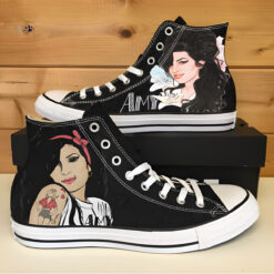 Amy Winehouse High Top Shoes