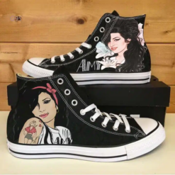Amy Winehouse Lover High Top Shoes