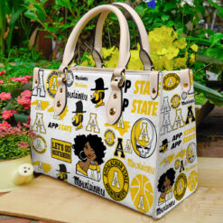 Appalachian State Mountaineer Leather Handbag