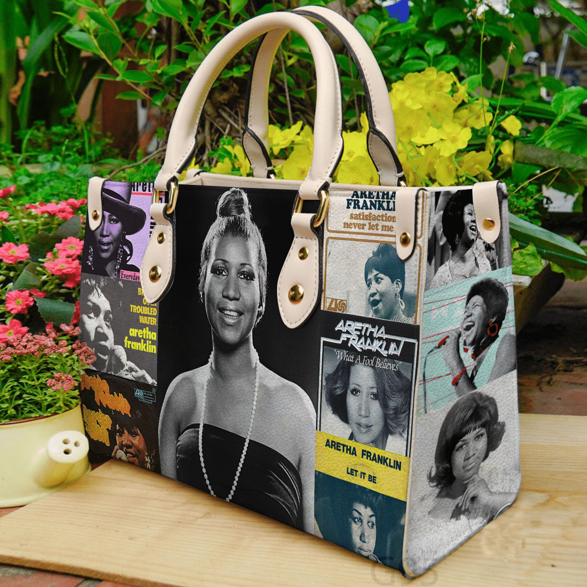 Aretha Franklin Leather Handbag 1 Aretha Franklin Leather Handbag