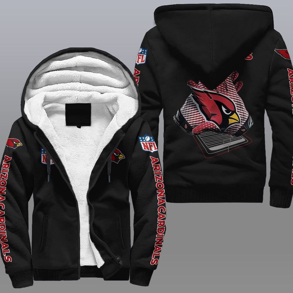 Arizona Cardinals 1 Fleece Jacket 1 Arizona Cardinals 1 Fleece Jacket