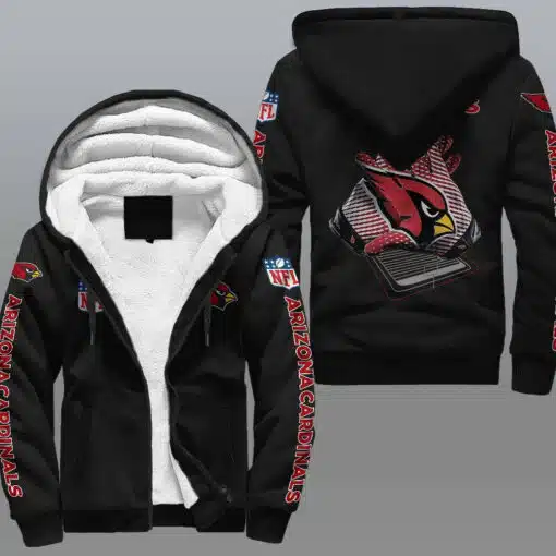 Arizona Cardinals A1 Fleece Jacket 1 Arizona Cardinals A1 Fleece Jacket