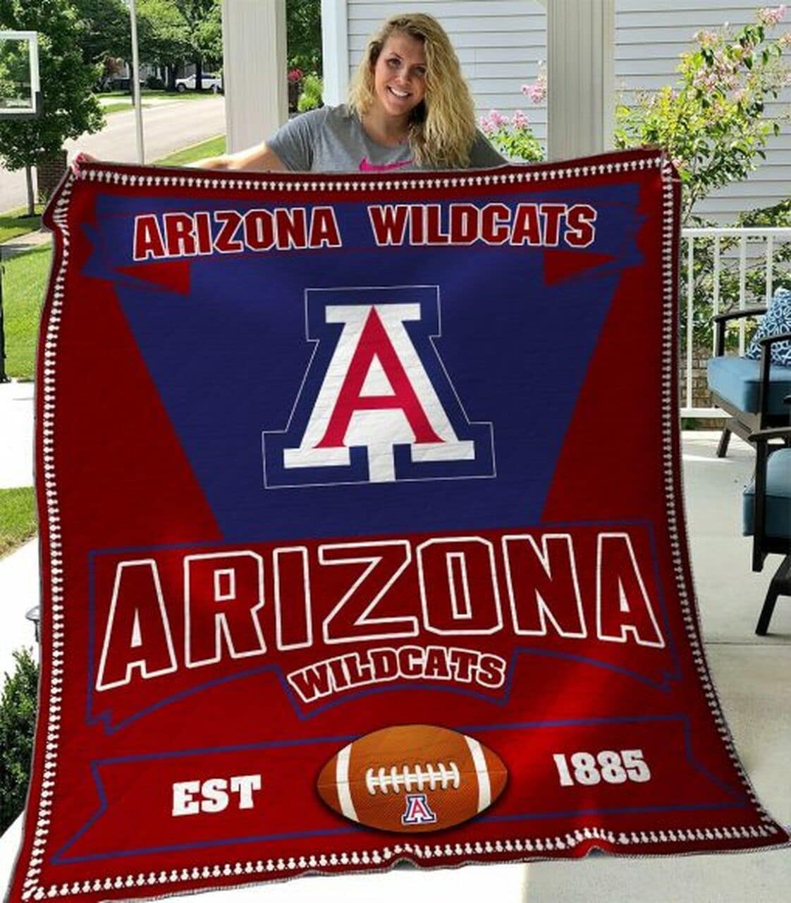 Arizona Wildcats 01 Blanket 1 Arizona Wildcats 01 Blanket