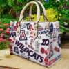 Arizona Wildcats A1 Leather Handbag