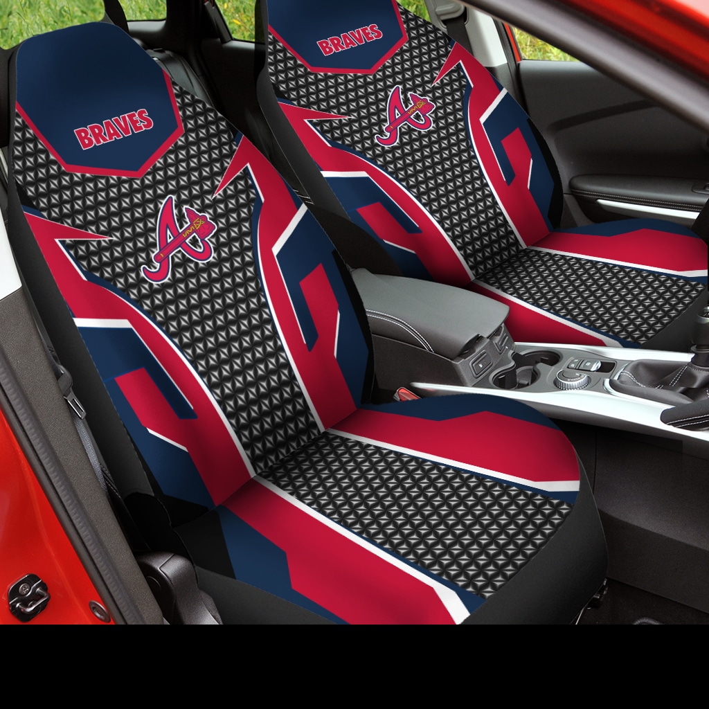 Atlanta Braves Lover Seat Covers 1 Atlanta Braves Lover Seat Covers
