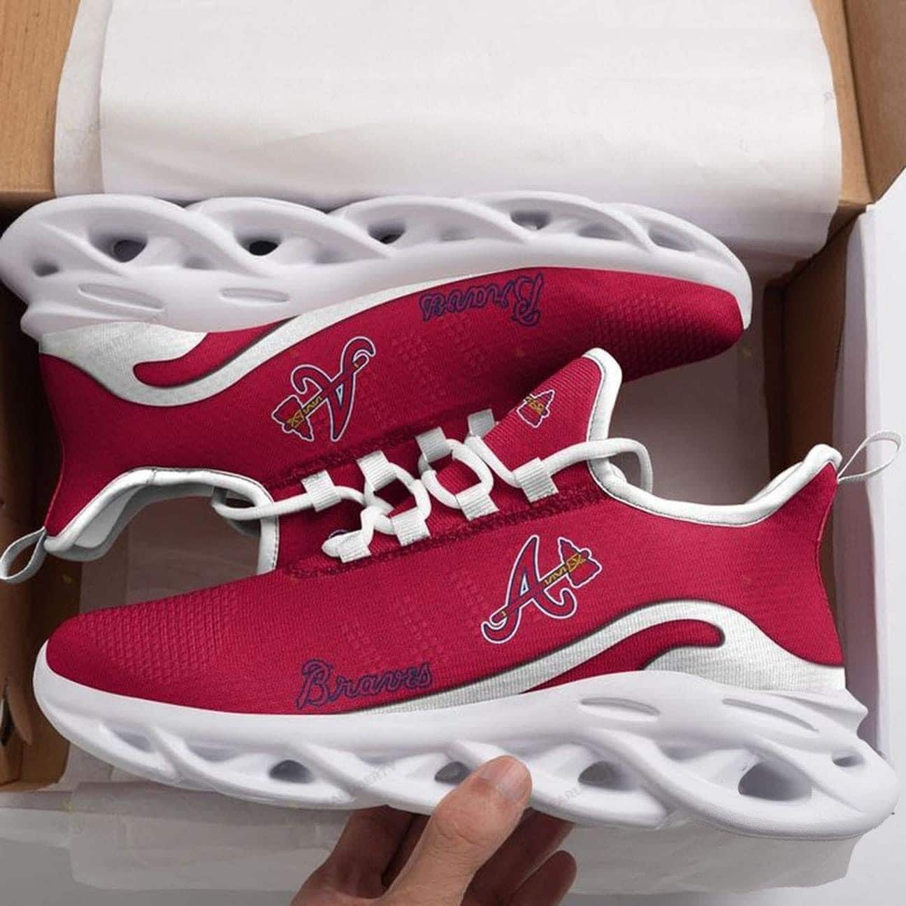 Atlanta Braves Max Soul Shoes 1 Atlanta Braves Max Soul Shoes