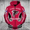 Atlanta Falcons 1G Hoodie Zip Hoodie 3D