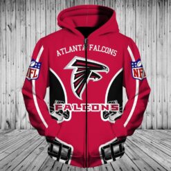 Atlanta Falcons 1G Hoodie Zip Hoodie 3D